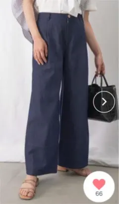 レディラックルカ　malla マーラ デニムタックパンツ　36 sのサムネイル