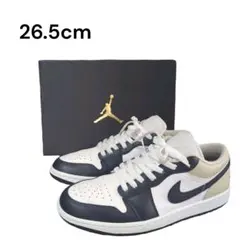 【NIKE】箱付き AIR JORDAN1 LOW サミットホワイト 26.5