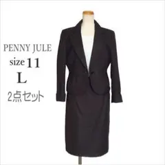 ｛PENNY JULE｝黒ラメ入りジャケット・タイトスカートのスーツ 11