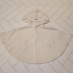 ジェラートピケ ベビーポンチョ 70-80 美品 gelato pique