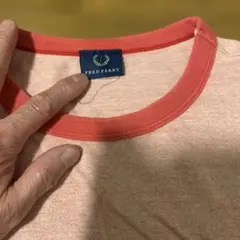 FRED PERRY ピンクレッド Tシャツ Mサイズ
