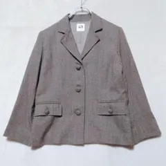 セシオセラ テーラードジャケット ブラウン系（M）きれいめ 上品 ショート丈のサムネイル