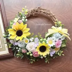 フラワーリースNO.509＊ 29cm - メルカリ