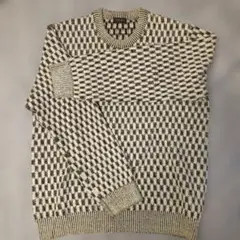 JOSEPH HOMME 48Lサイズ チェック柄ニットセーター