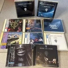 エマーソン・レイク＆パーマー CD 10枚セット 帯付き 国内盤 ライヴ ベスト エマーソン・レイク＆パーマー CD 10枚セット 帯付き 国内盤 ライヴ