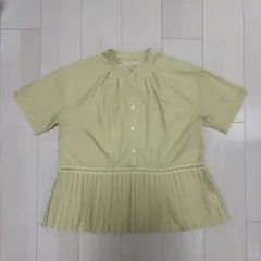 LUCA/LADYLUCKLUCA イエロー　半袖シャツ　美品