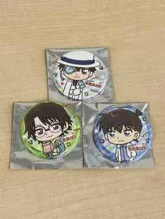 名探偵コナンランド　缶バッジ　ミニキャラver.