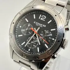 COACH 腕時計 クォーツ　シルバー　モノノグラフ　文字盤ブラック　メンズのサムネイル