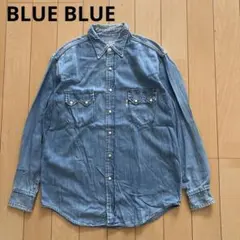 BLUE BLUE ブルーブルー　長袖デニムシャツ　サイズ1
