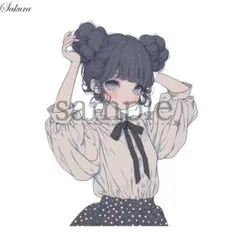 【SA-393】Sakura＊オリジナル♡人物ステッカー