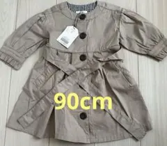 新品☆セラフ☆ワンピース、薄手コート☆90cm