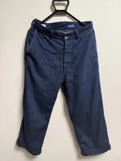 美品 MHL. × CANTON OVERALLS ワイドデニムパンツ 黒 29 - メルカリ