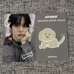 ATEEZ ホンジュン POPUP 限定 ラキドロ トレカ ポラロイド セット ATEEZ movement XYZ POPUP ホンジュン トレカ 4枚セット - メルカリ