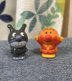 アンパンマン　フィギュア　指人形　バイキンマン　やなせ　レア　レトロ