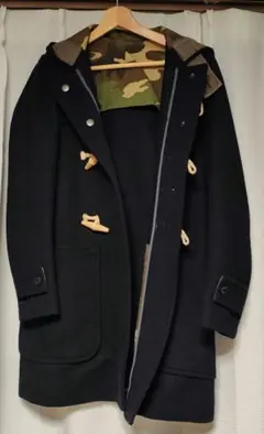 ストラト別注　ハイペリオンダッフルコート フード付き 日本製　メンズM