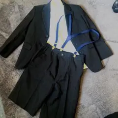 120キッズスーツ上下シャツセット