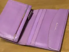 ポールスミス　二つ折り財布　ウォレット　パープル　コインケース