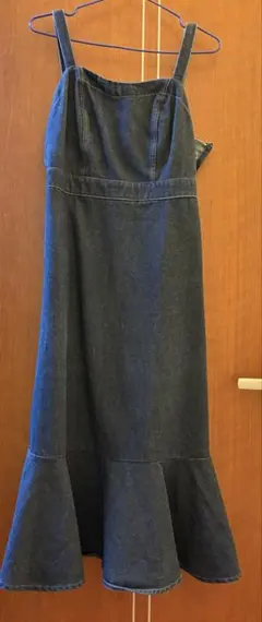 デニム キャミワンピース ロング丈 アラマンダ スナ系 ホビ垢のサムネイル