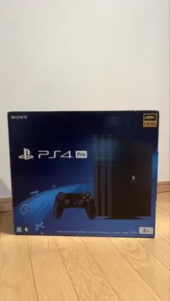プレイステーションPlayStation4Pro ブラック 箱付ソフト2個付