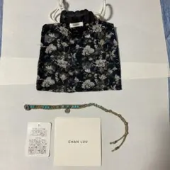 オリジナルポーチ（巾着袋）とCHAN LUU ターコイズ ブレスレットのサムネイル