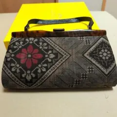 大島紬　和装バッグ