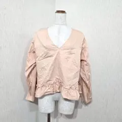 ルフィル ライトストレッチブラウス ピンク 24SS 春ブラウス - メルカリ