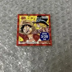ONEPIECE 365日ステッカー ルフィ サボ