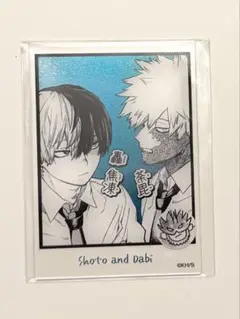 ヒロアカ 箔入りアクリルカード 轟焦凍＆荼毘