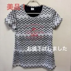 HEAD 半袖Tシャツ Lサイズ シェブロン柄のサムネイル