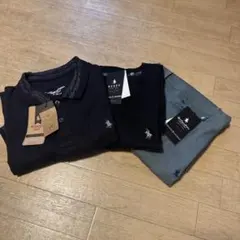 【美品】ポロシャツ・Tシャツ 3点セット L/M ワンポイント 刺繍 まとめ売り