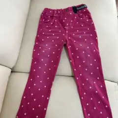 ピンク 星柄 ロングパンツ