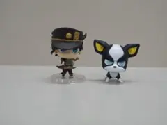 ジョジョの奇妙な冒険　空条承太郎　イギー　カプセルフィギュアコレクション