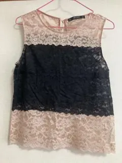 ZARA BASIC ノースリーブレーストップス