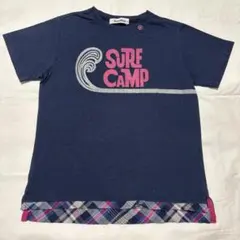 値下げ不可 ファミリア Tシャツ 130 ネイビー