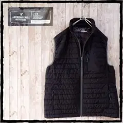 AMERICAN EAGLE OUTFITTERS ブラック ベスト L/G