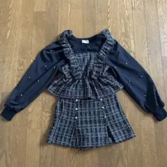 ChoaChoa セットアップ ツイード 140