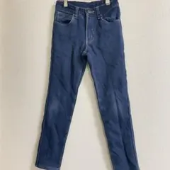 EDWIN【140】濃紺 長ズボン 裏起毛　暖パン　ストレッチジーンズ