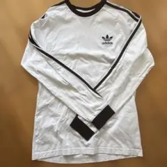 adidas ロンT スリーストライプ
