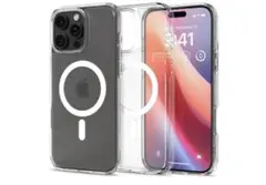Spigen iPhone16ProMaxケース MagSafe フロストクリア