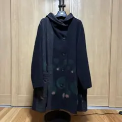 慈雨 センソユニコ 軽量中綿ジャケット コート フーディー 艶あり コートだけでOKコーデ 慈雨 | Kumiko | 156cm | CASA Sensounico