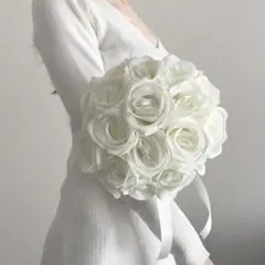 ウェディングブーケ　ラウンドブーケ