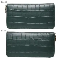12a 本物 オーストリッチ かぶせ 長財布 レディース メンズ 大きい財布 緑 12a 本物 オーストリッチ かぶせ 長財布 レディース メンズ 大きい財布