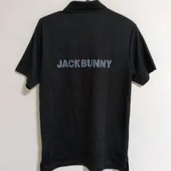 ジャックバニー　JACKBUNNY ポロシャツ ブラック　Ｍサイズのサムネイル