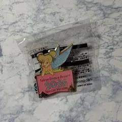 ディズニー ピンバッジ ティンカーベル 2026 限定　ジャングルカーニバル新品