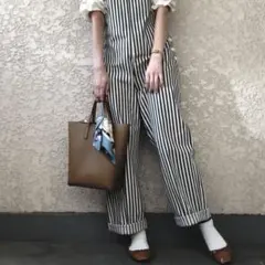 Steven Alan ストライプ サロペット オールインワン Mのサムネイル