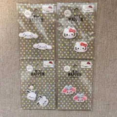 ミニワッペン　マイメロ　キティ　ポチャッコ　シナモン