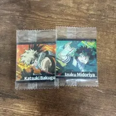 爆豪勝己・緑谷出久ウエハースシールセット