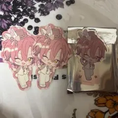 新品♡ あんスタ アニカフェ 舞珠 缶バッジ キラキラ ステッカー
