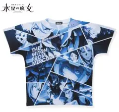 9/7迄 新品 Lサイズ 水星の魔女 スクリーンショット フルパネルTシャツ