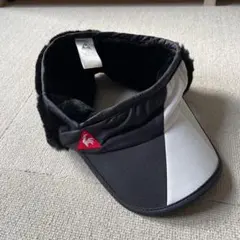 le coq sportif サンバイザー　ファー付き　裏起毛